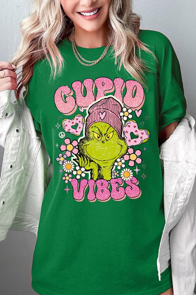 CUPID VIBES GRINCH TEE