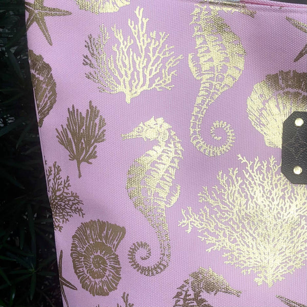 Seaside Pink Upcycled Tote