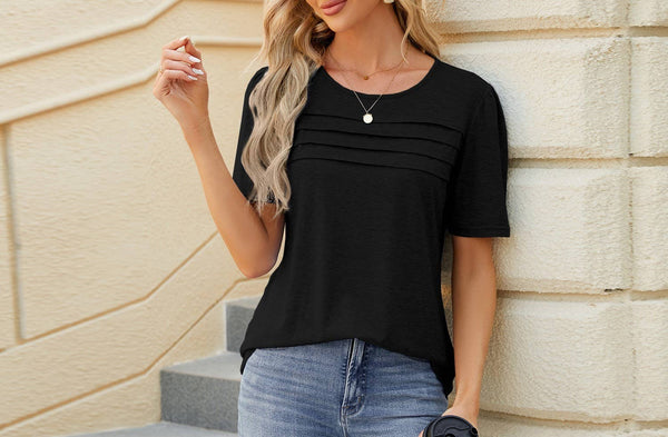 Bella Pleat Blouse / XL
